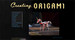 Desktop Screenshot of creatingorigami.com